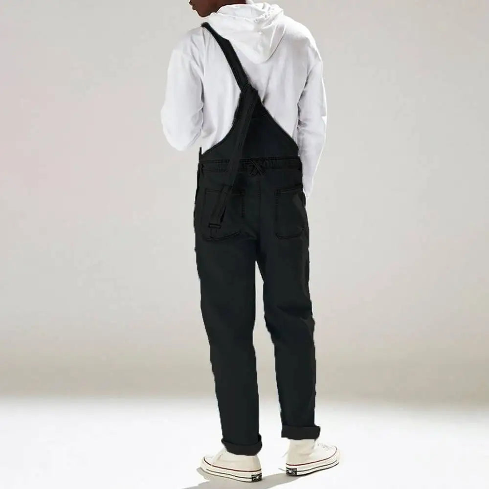 Valenzora | Casual denim jumpsuits with adjustable straps and pockets
