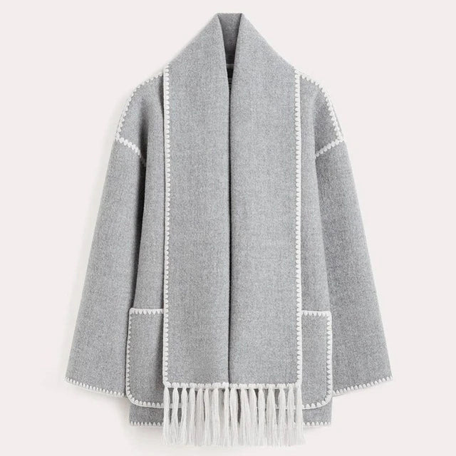 Valenzora – Statement-Jacke mit Schal