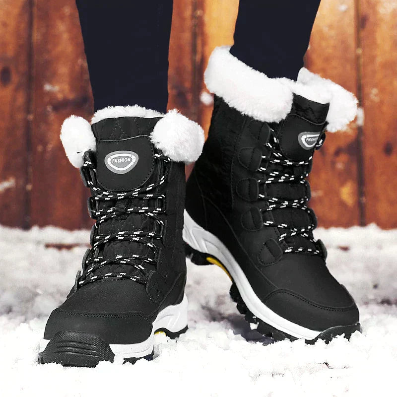Valenzora | Classic lined winter midi boots for women