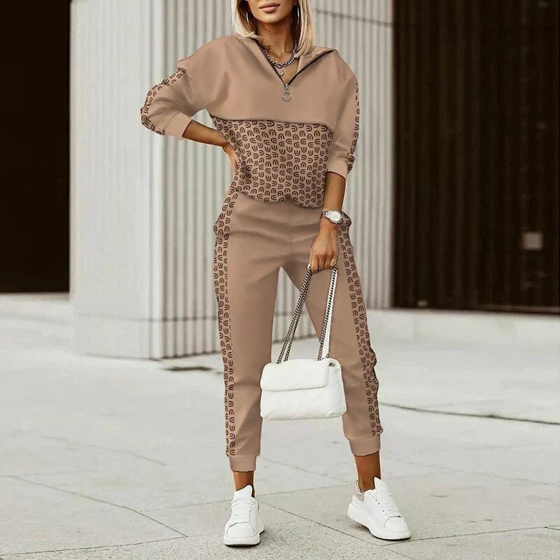 Valenzora | Stylischer 2-teiliger Jogginganzug für Damen