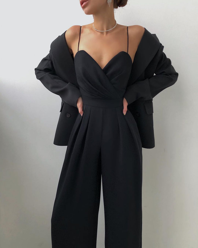 Valenzora | Sexy jumpsuit with belt