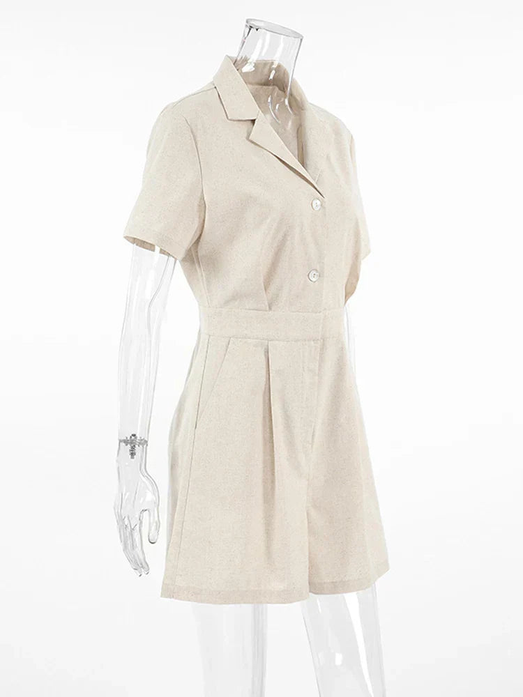 Summer Linen Jumpsuit