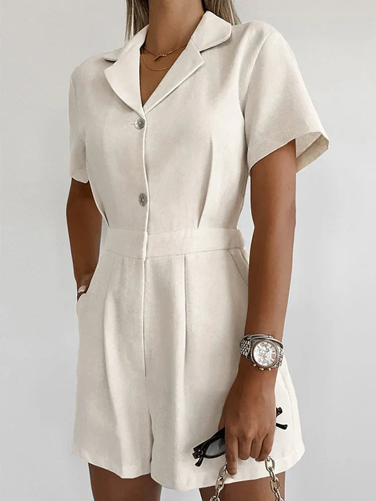 Summer Linen Jumpsuit