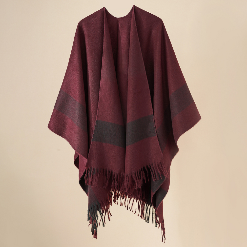 Valenzora | Stylischer Quastenschal für Damen
