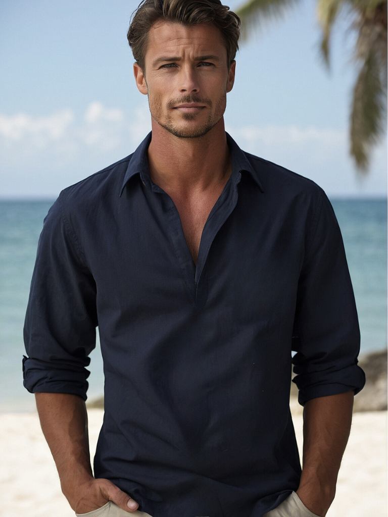 Valenzora | Linen shirt with breathable fabric