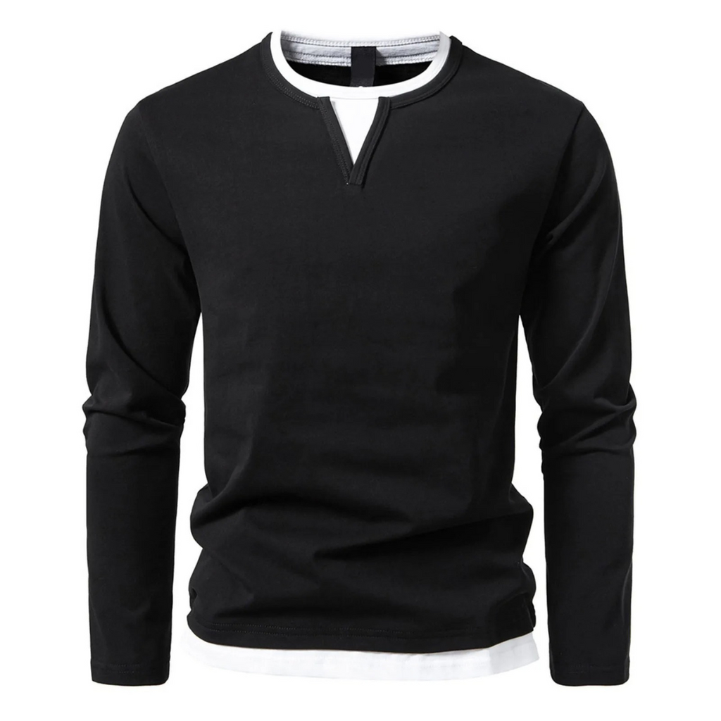 Valenzora | Long-sleeved cotton T-shirt