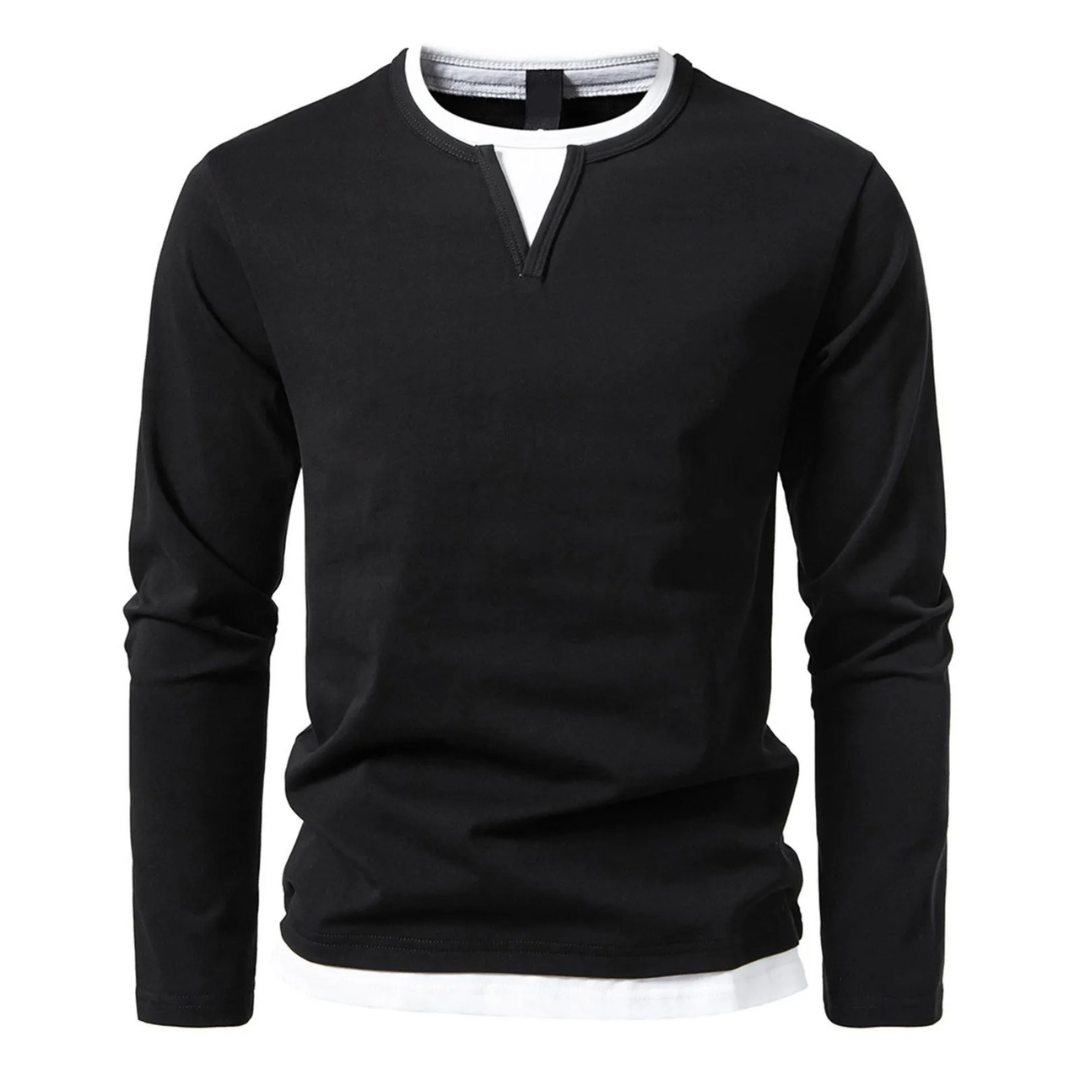 Valenzora | Langärmeliges Baumwoll-T-Shirt