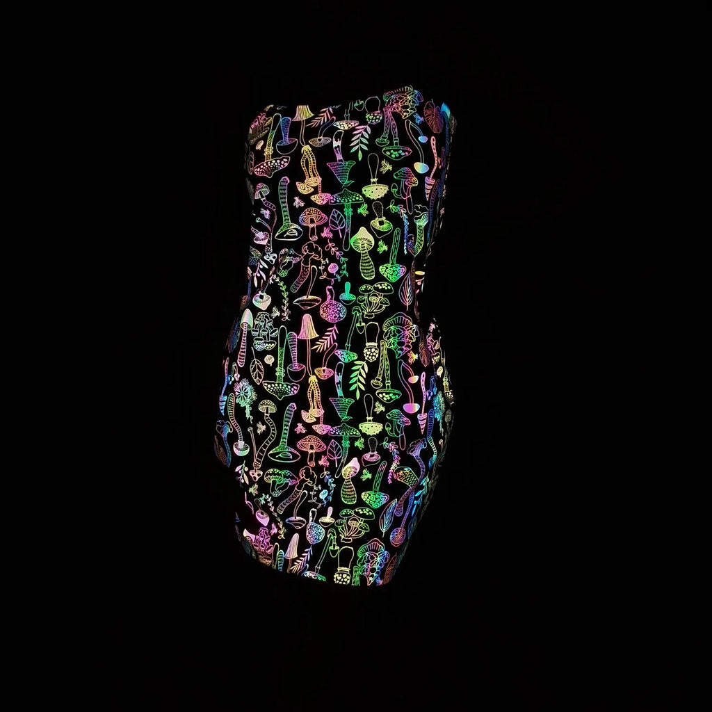 Valenzora | Leuchtendes Partykleid mit Glow-in-the-Dark-Effekt