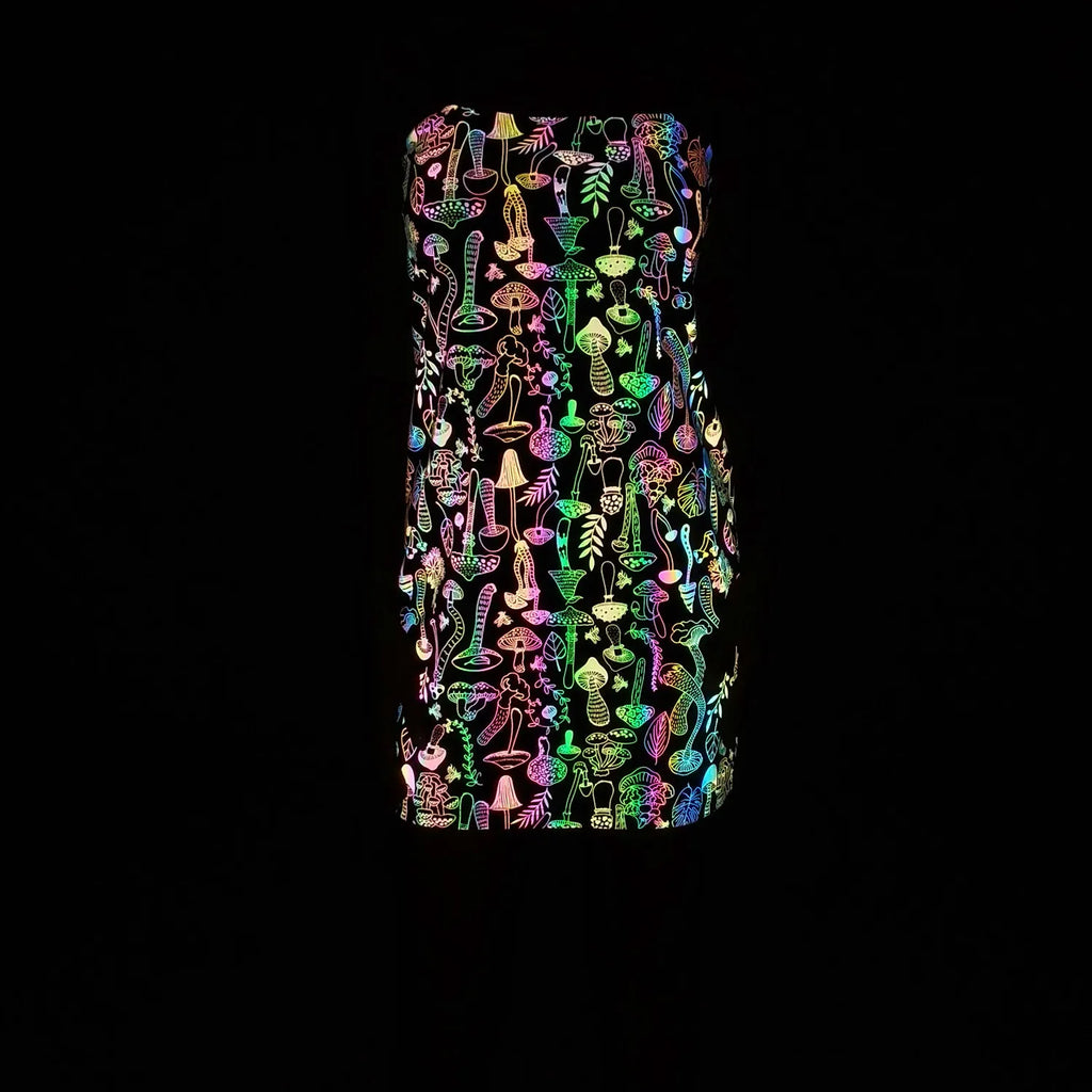 Valenzora | Leuchtendes Partykleid mit Glow-in-the-Dark-Effekt