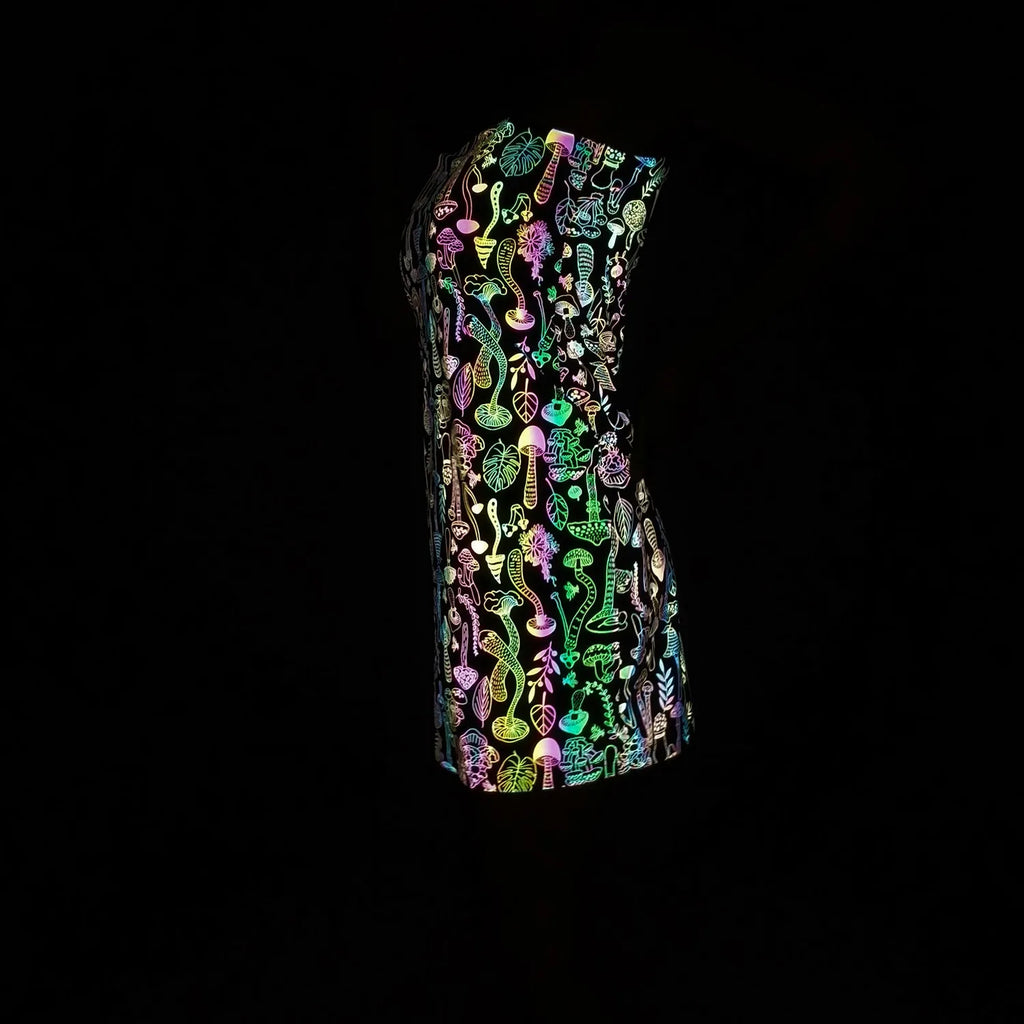 Valenzora | Leuchtendes Partykleid mit Glow-in-the-Dark-Effekt