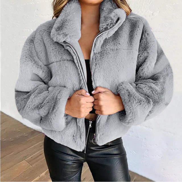 Size plush jacket