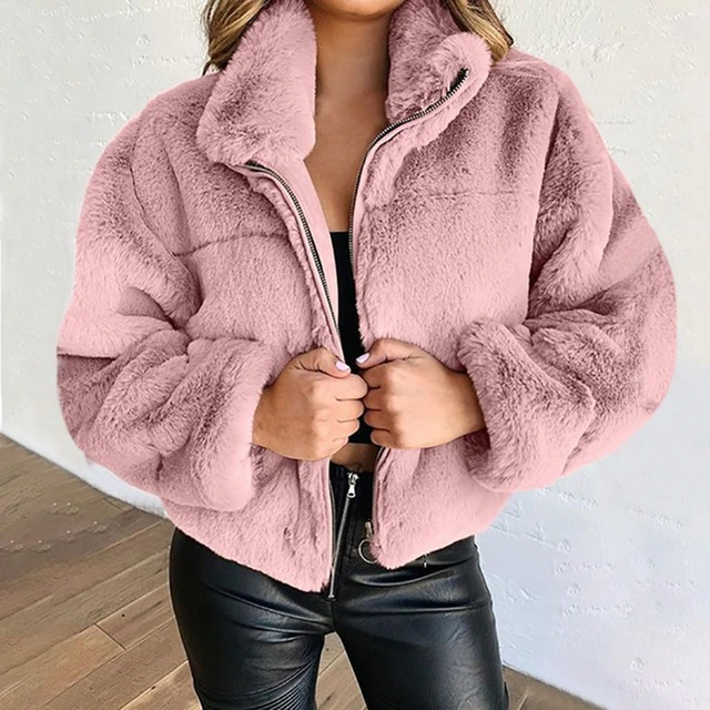 Größe Plüschjacke