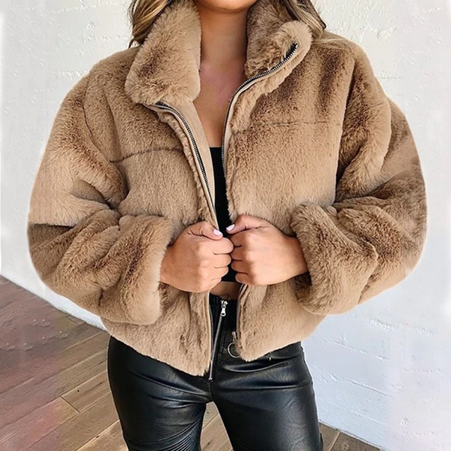 Size plush jacket