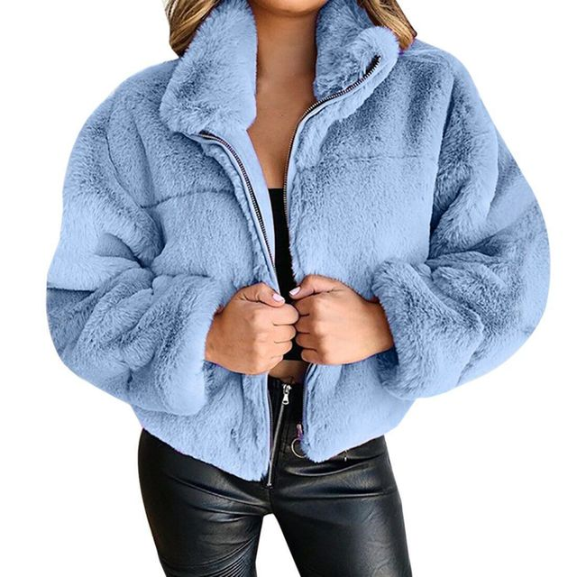 Größe Plüschjacke