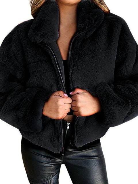Größe Plüschjacke