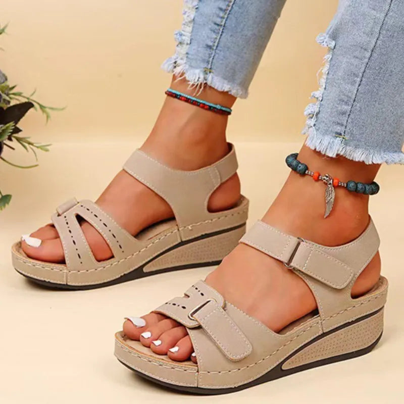 Valenzora | Orthopädische Sandalen mit offener Zehenpartie