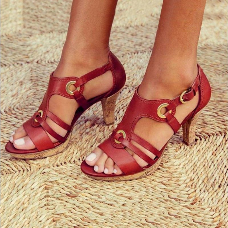 Valenzora | PU leather bohemian style sandal
