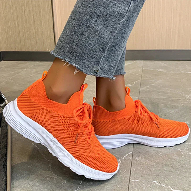 Valenzora | grey breathable women's sneakers