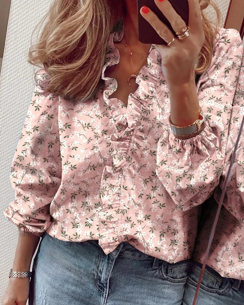 Valenzora | Summery ruffled shirt