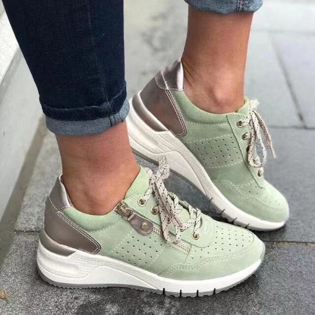 Valenzora | Orthopedic sneakers with wedge heel