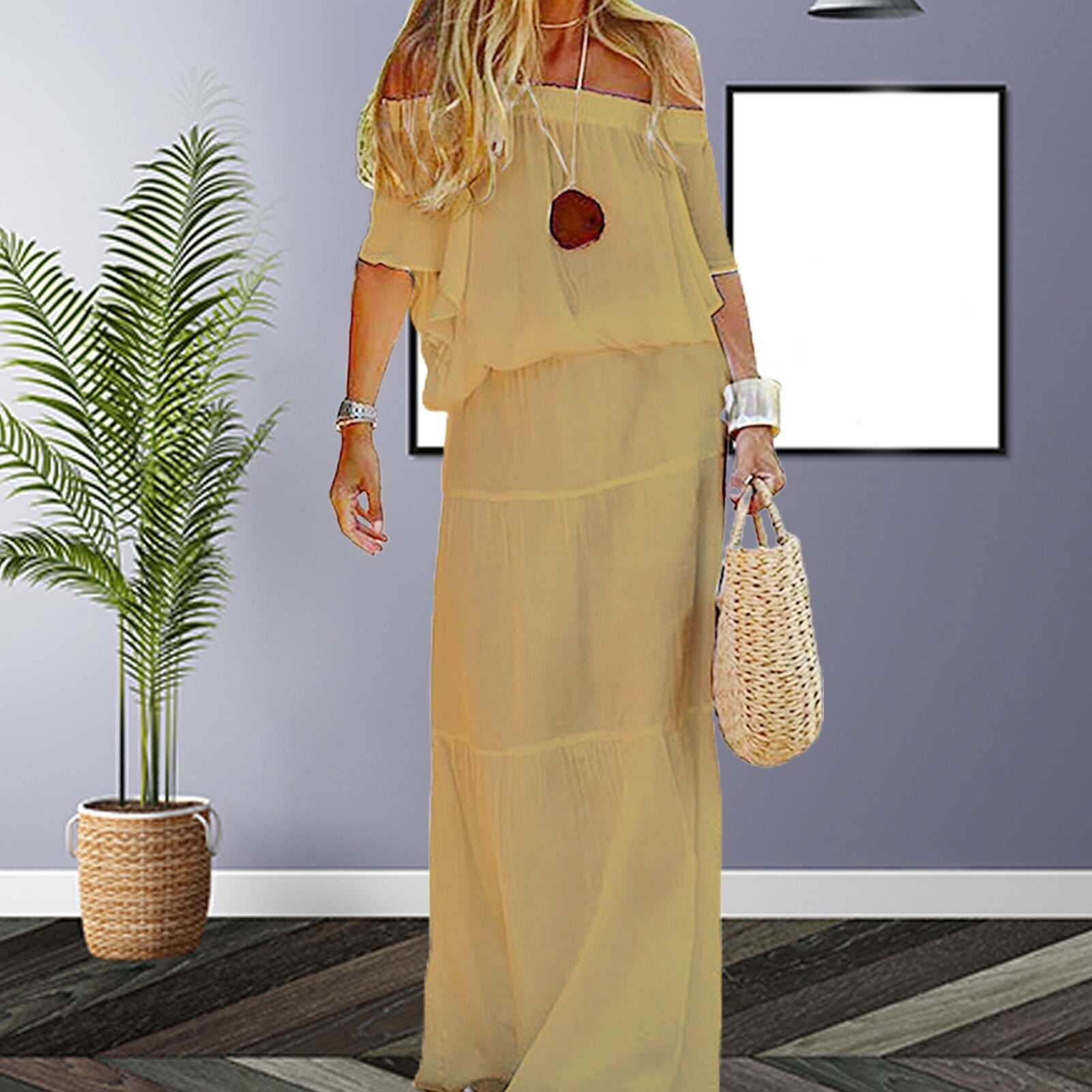 Valenzora | Off-the-shoulder summer dress for women