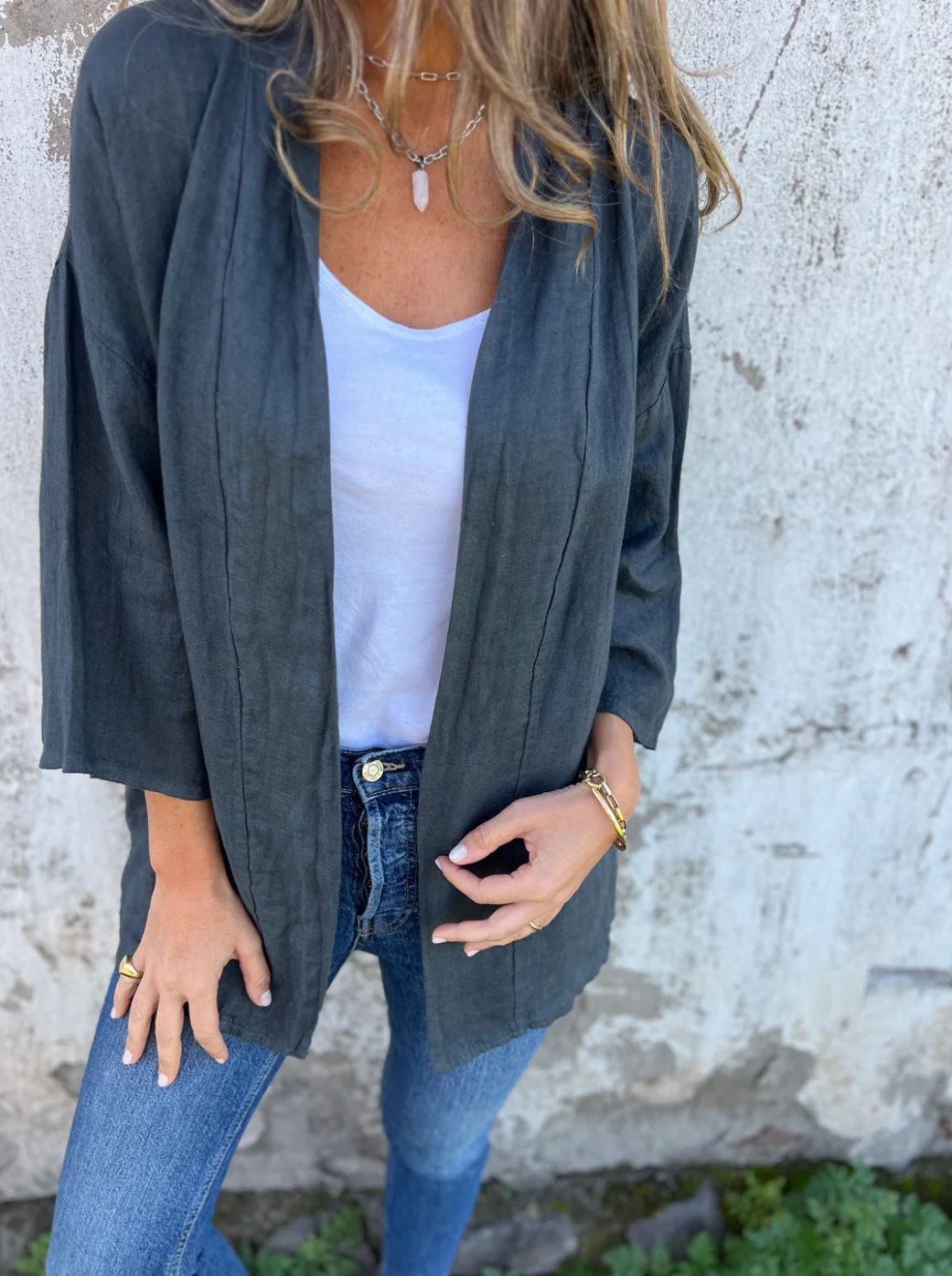Women's casual summer jacket size