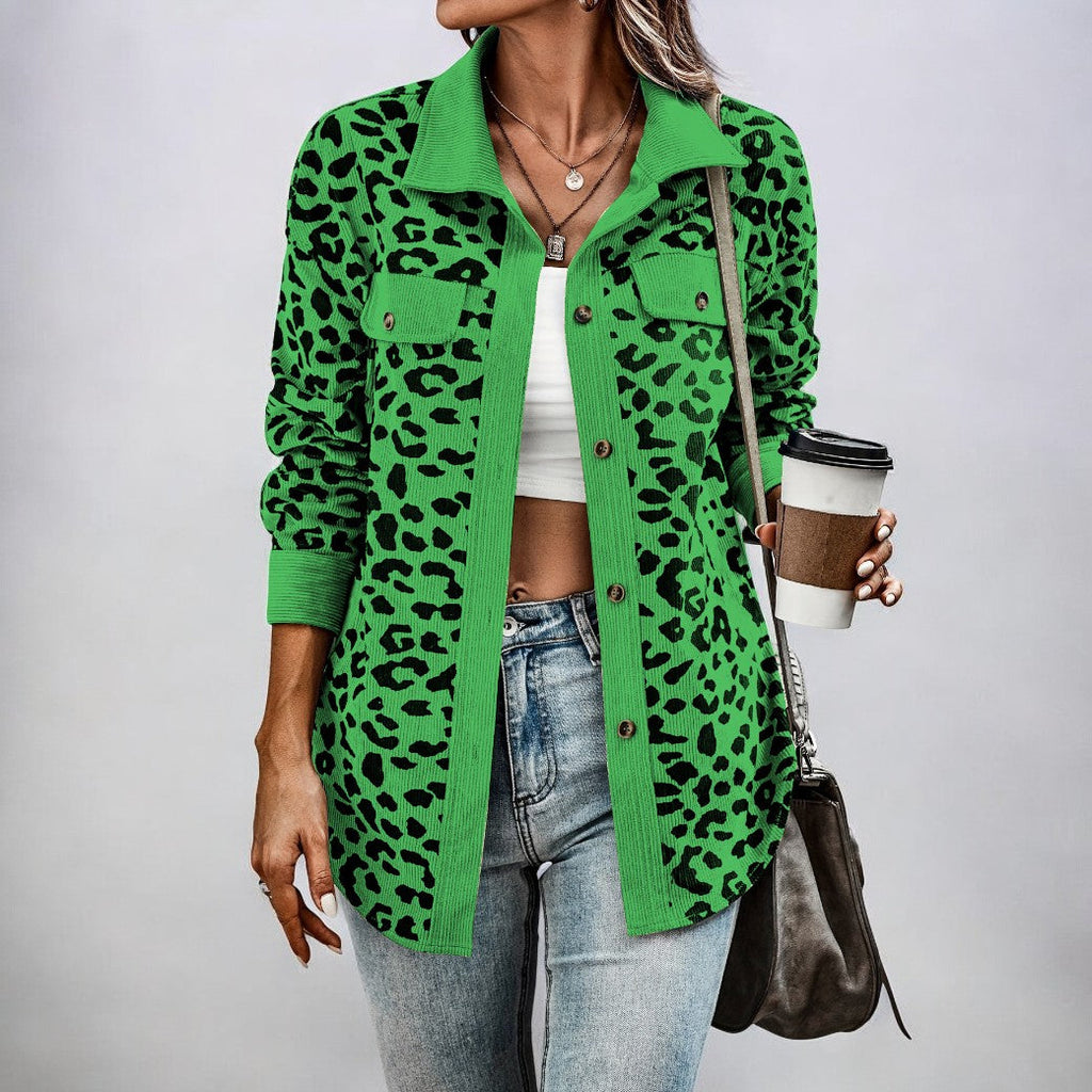 Valenzora | Stylische Jacke mit Leopardenmuster