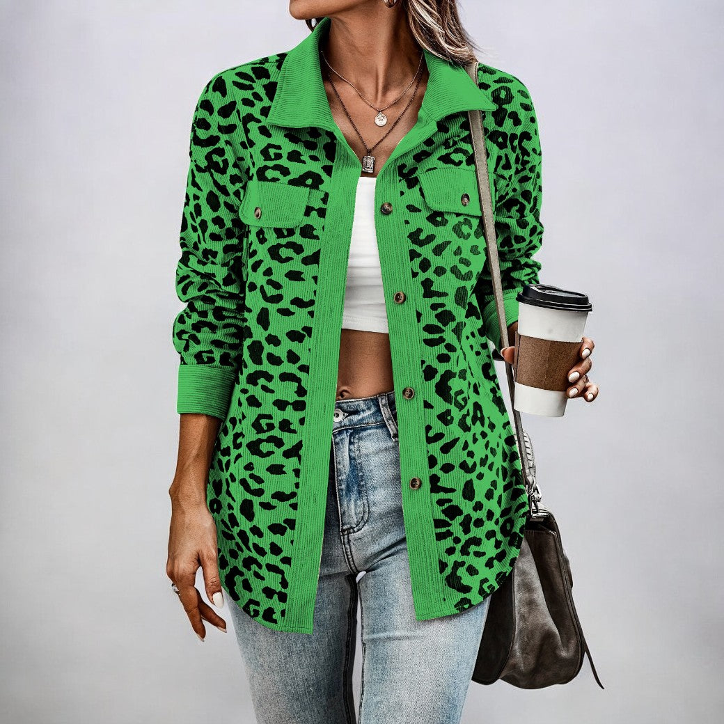 Valenzora | Stylische Jacke mit Leopardenmuster
