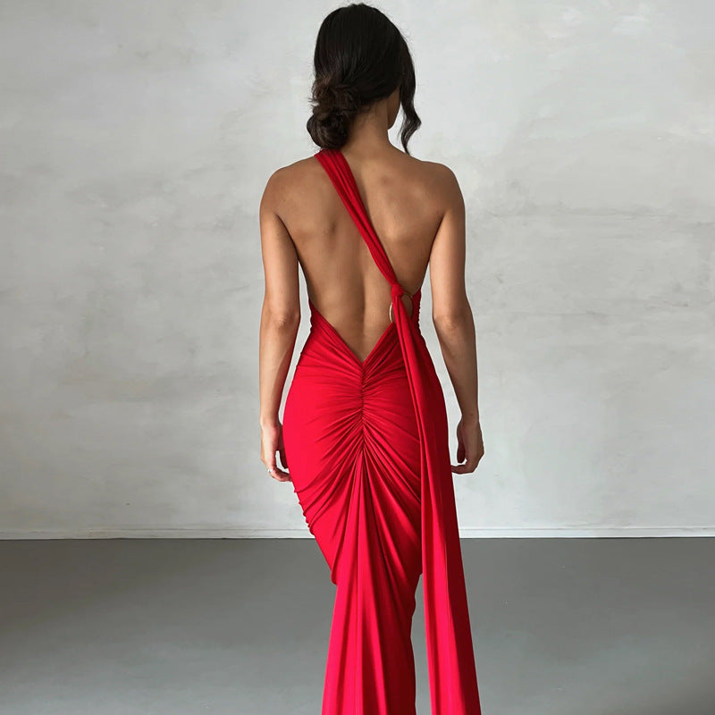Valenzora | Sexy Backless Slim Fit Sleeveless Elegant Evening Dress