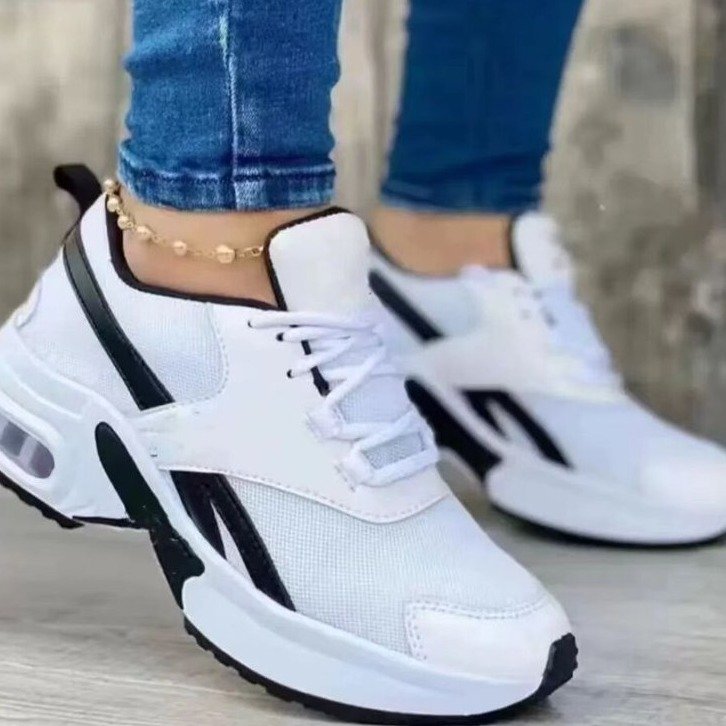 Sportliche Damen-Sneaker mit atmungsaktivem Mesh-Obermaterial und gedämpfter Sohle, Größe Valenzora