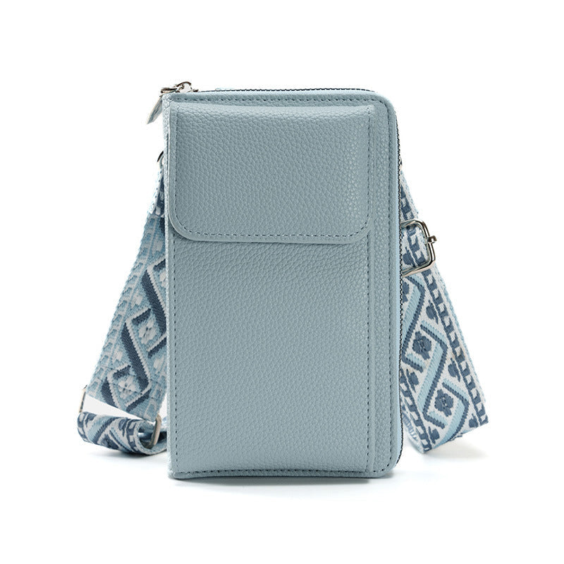 Valenzora shoulder bag with cell phone compartment