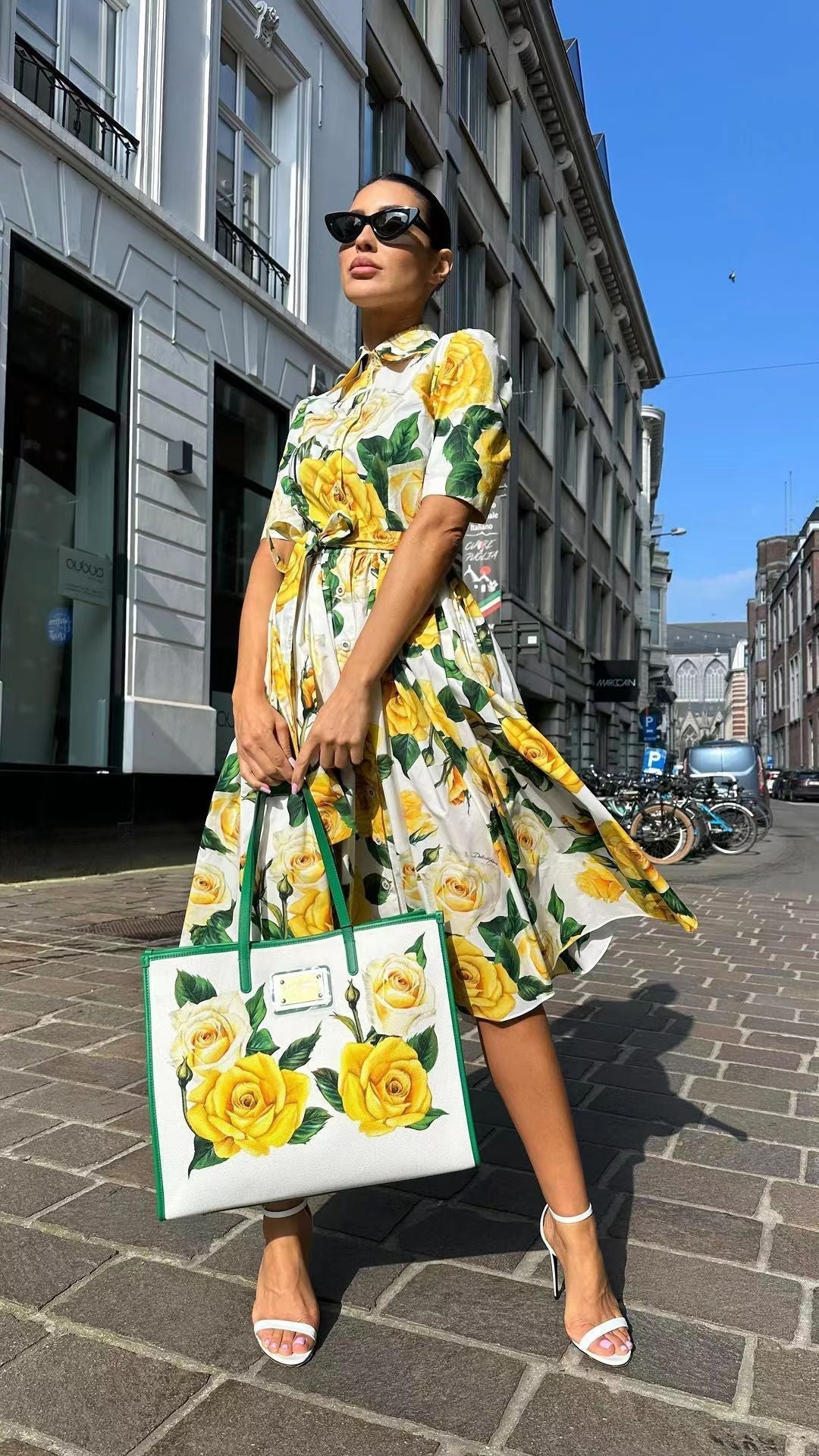 Valenzora | Summer Off-Shoulder Printed Dress Set