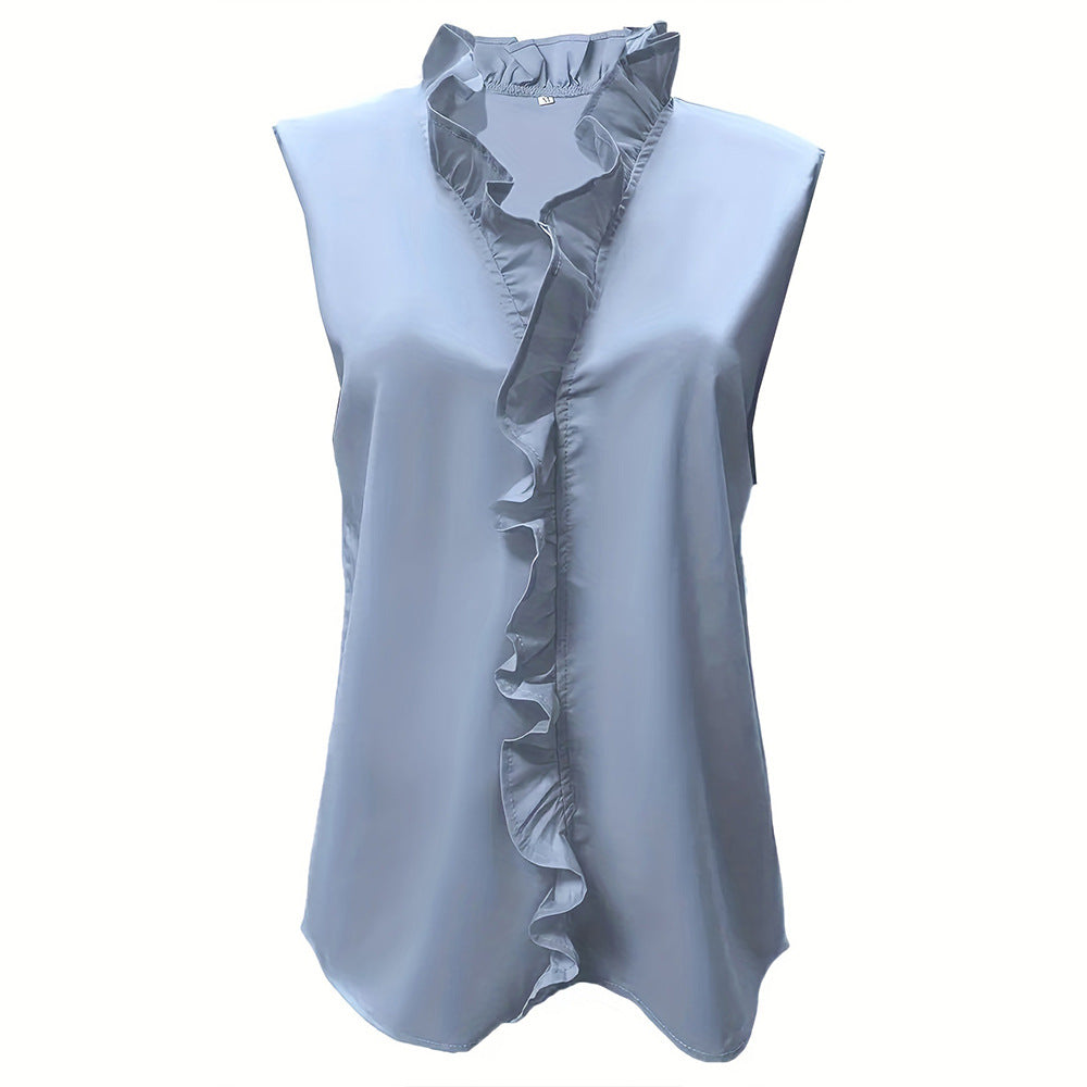 Damenbluse mit eleganten Rüschendetails und zeitlosem Schnitt, Größe S