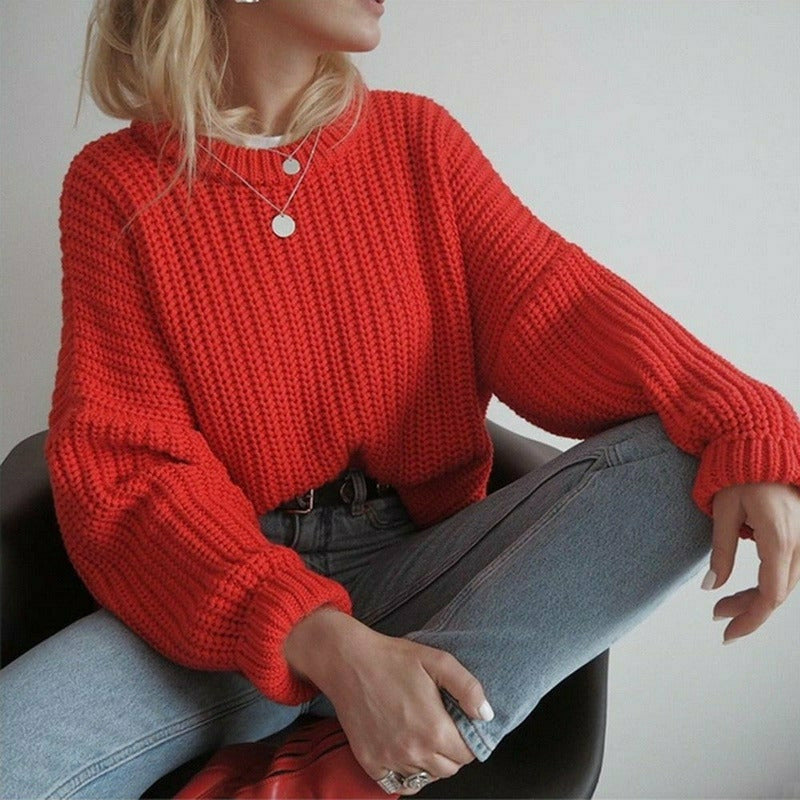 Valenzora | Casual, firm knit sweater