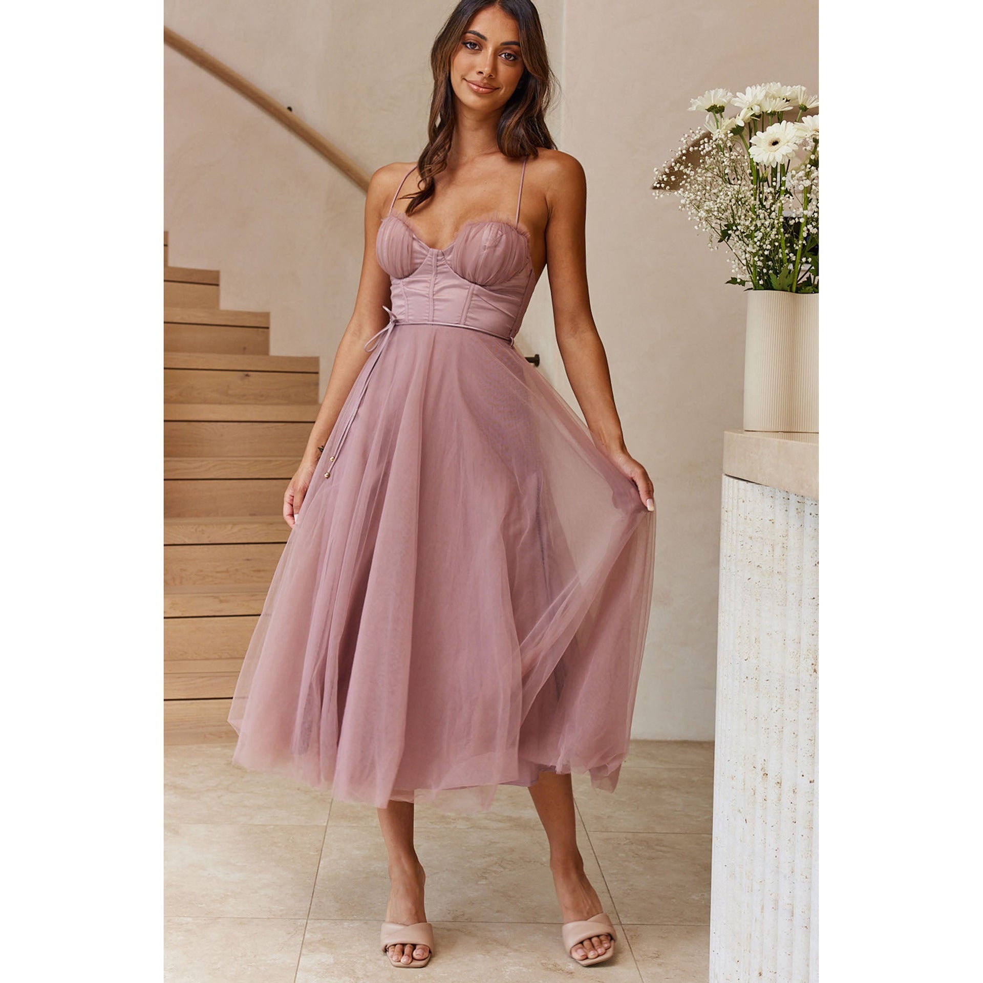 Valenzora | Spring Summer Sexy Sling Casual Dress Holiday Multi-Color Women's Clothing Dress