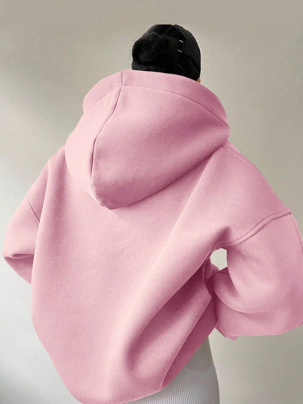 Oversized Hoodie für Damen mit modernem Kragen und lässiger Passform, Größe [size missing]