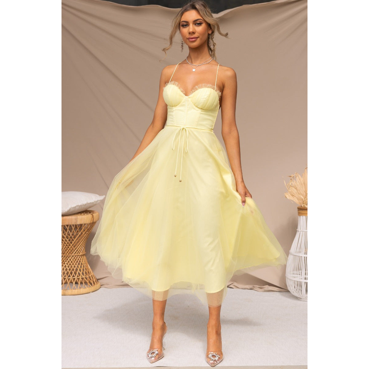 Valenzora | Spring Summer Sexy Sling Casual Dress Holiday Multi-Color Women's Clothing Dress
