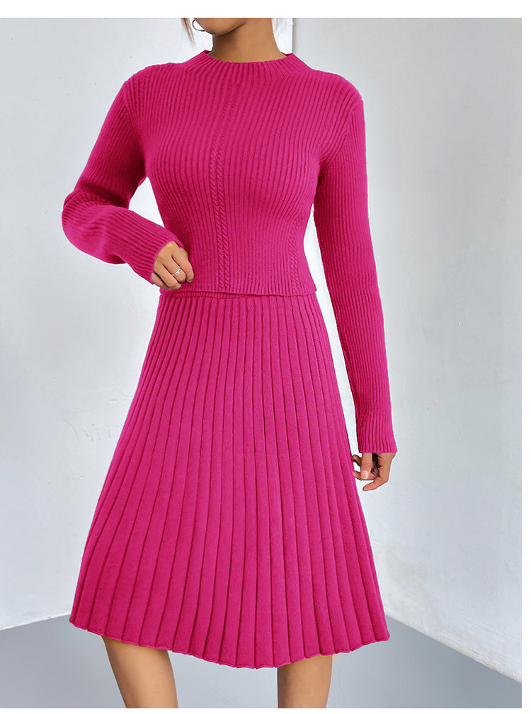 Valenzora | A-Linien-Rock Strickpullover-Set