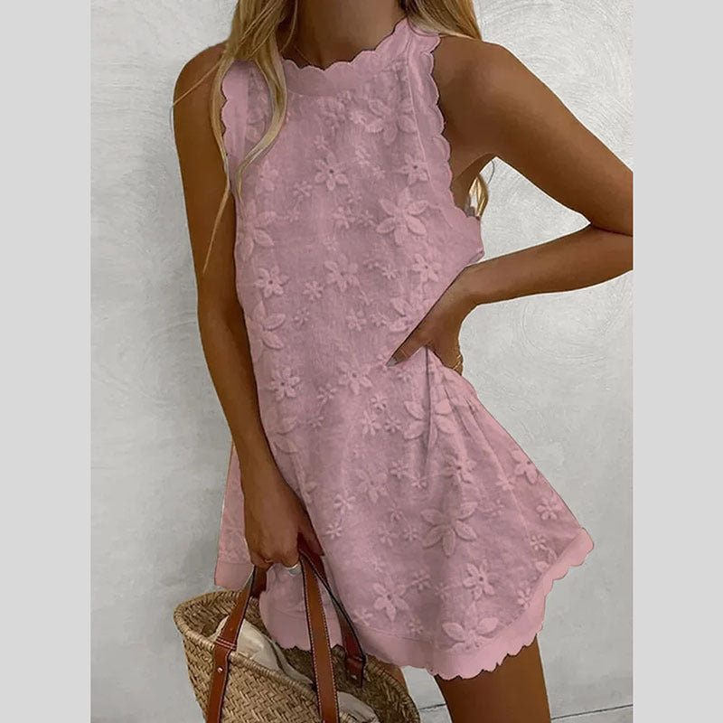 Damen-Sommerkleid im Blumenmuster, Größe