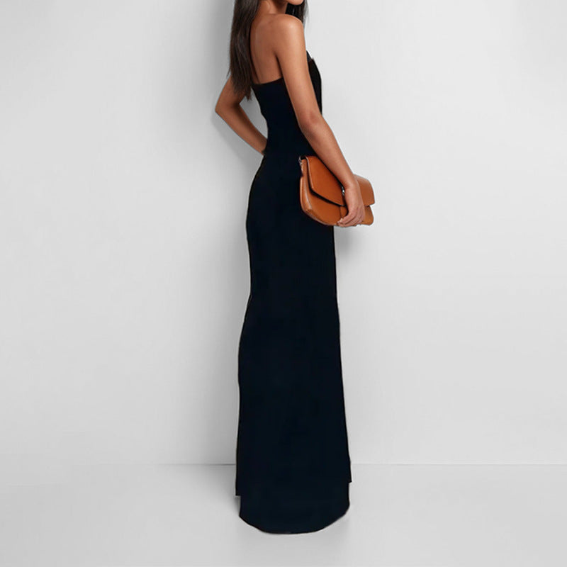 Women's high-quality jumpsuit with off-the-shoulder design and wide leg, size [size]