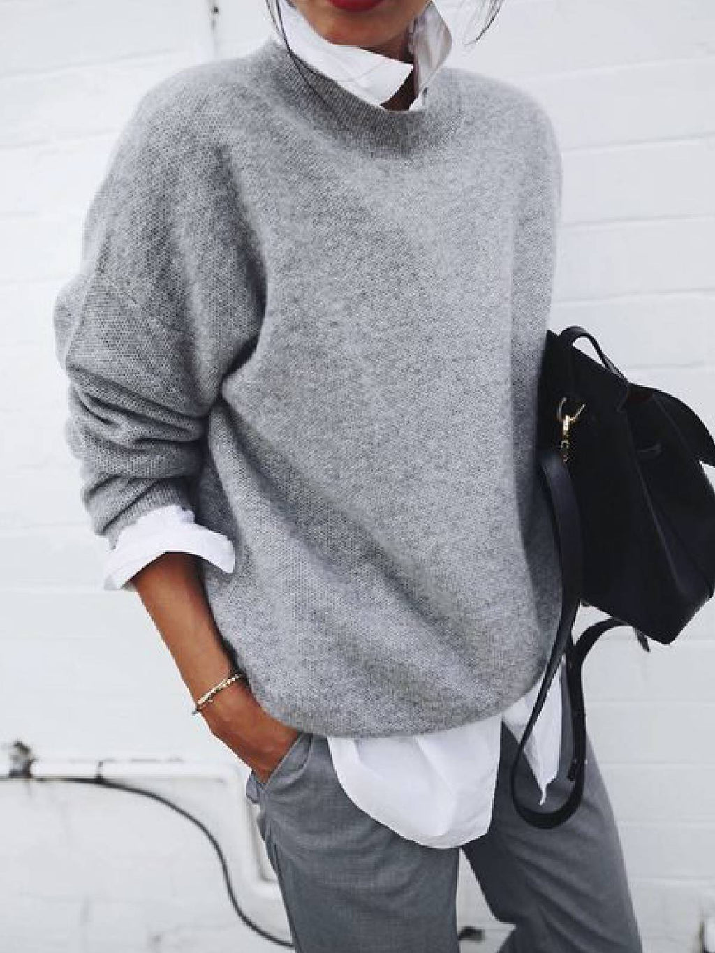 Modern and comfortable everyday sweater