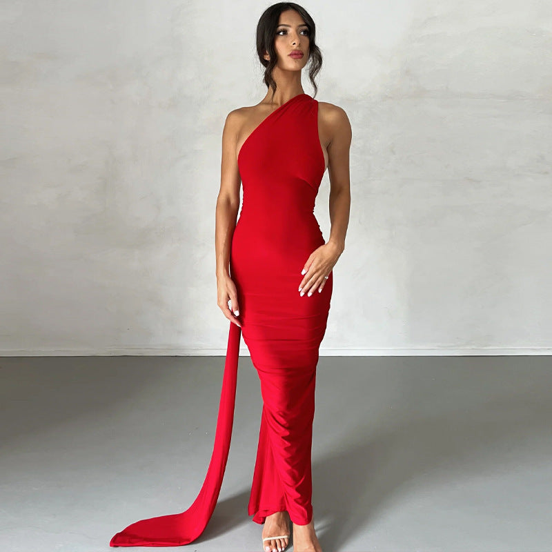 Valenzora | Sexy rückenfreies, ärmelloses, tailliertes, elegantes Abendkleid