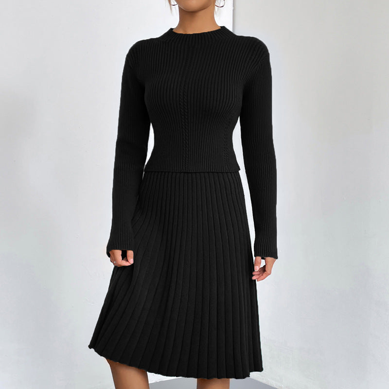 Valenzora | A-Linien-Rock Strickpullover-Set