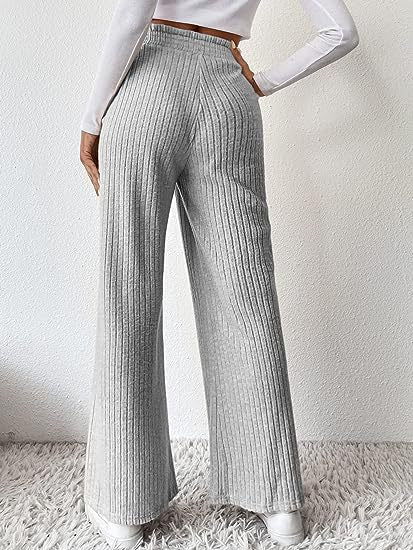 Valenzora | Loosely knitted long trousers
