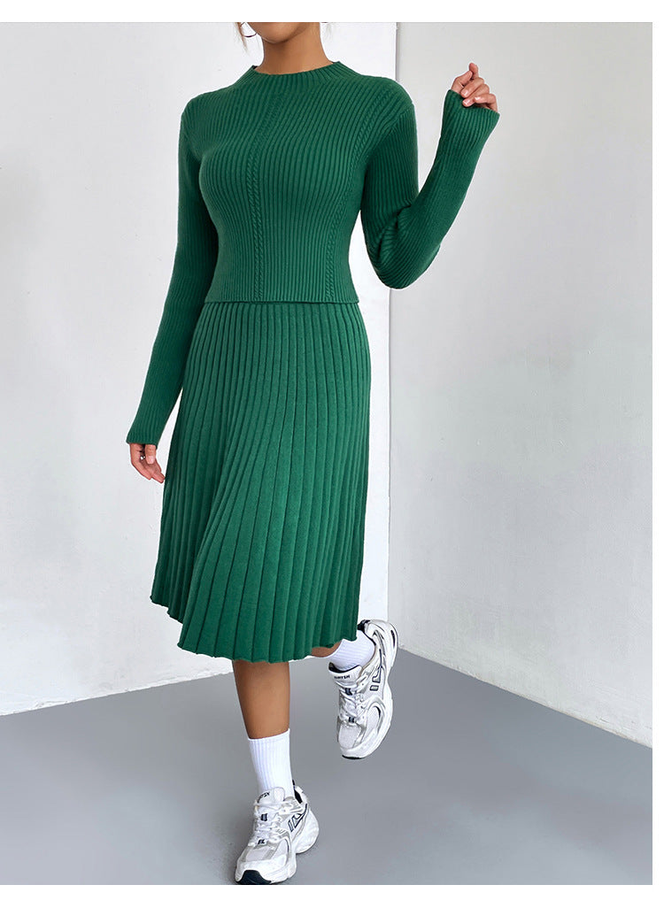 Valenzora | A-Linien-Rock Strickpullover-Set
