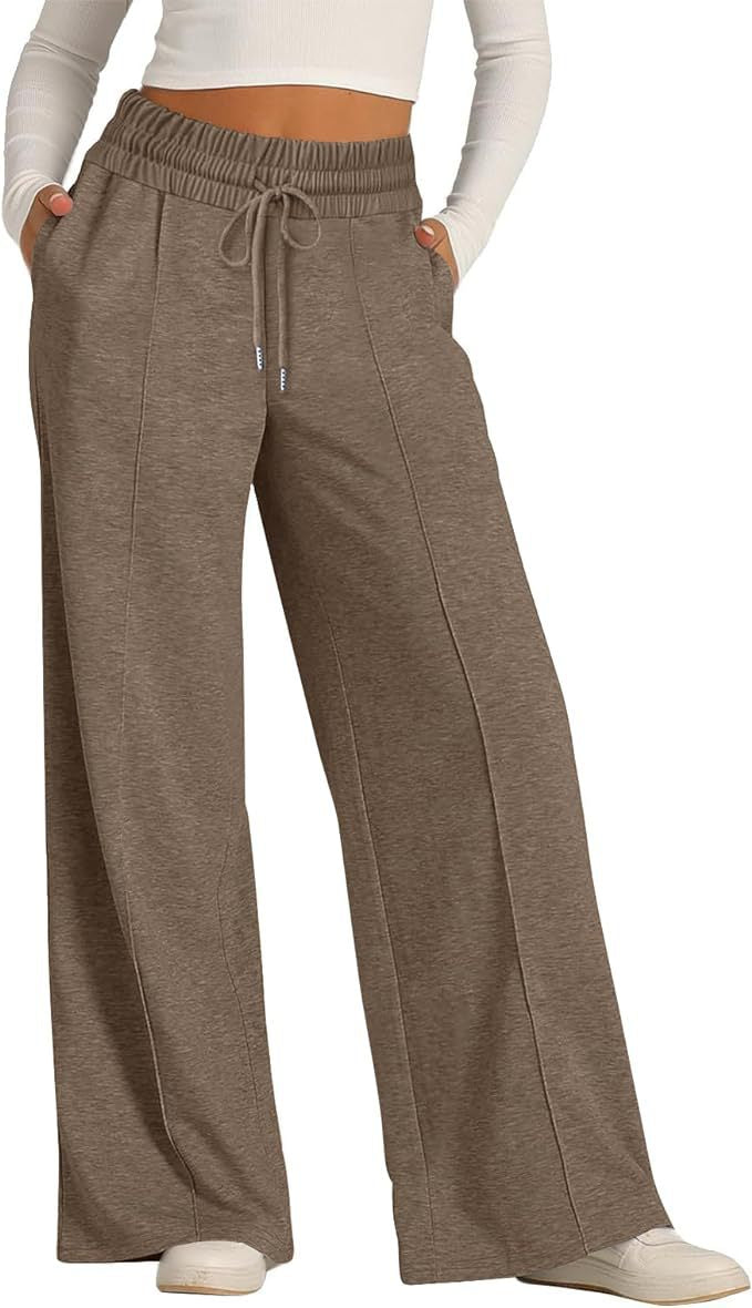 Bequeme Freizeithose für Damen mit Gummizugbund und seitlichen Eingrifftaschen, Größe