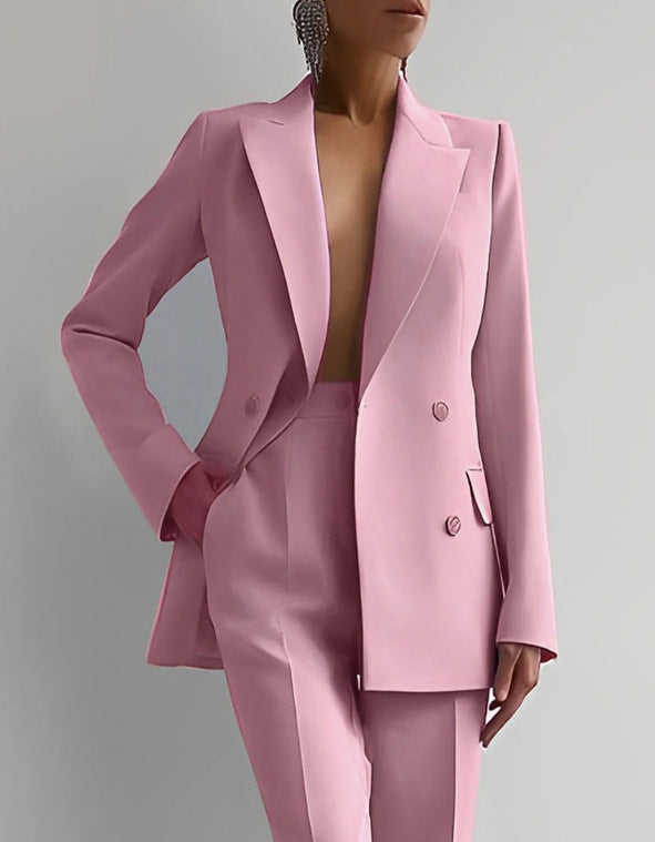 Valenzora | Elegantes Blazer- und Hosen-Set