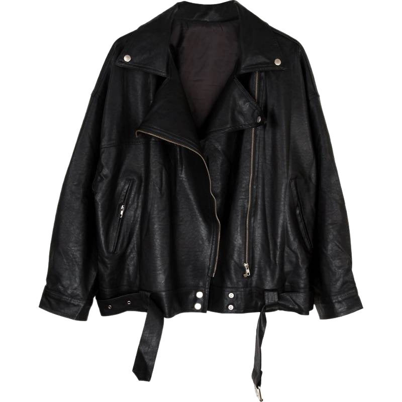 Valenzora | Übergroße Lederjacke