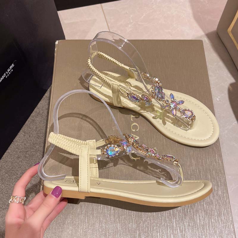 Valenzora | Glittering Sandals with Rhinestones