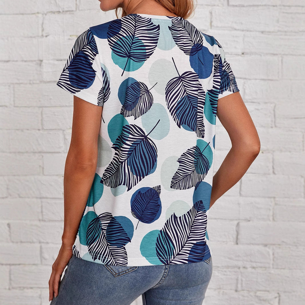 Valenzora | Tropisches Urlaubs-T-Shirt im lässigen Stil